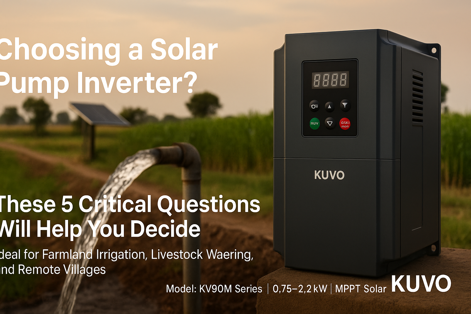 Choosing a Solar Pump Inverter