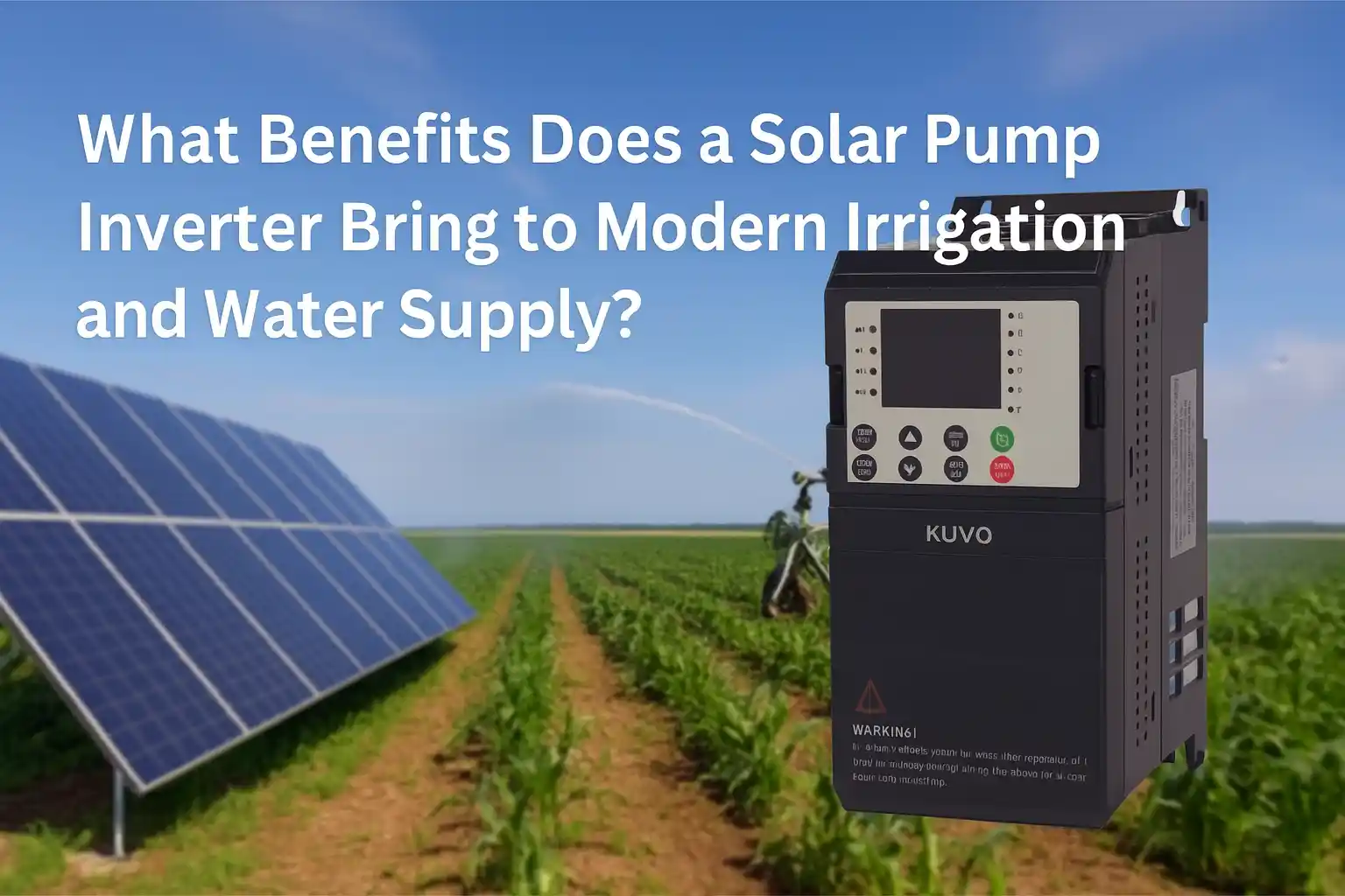 What Benefits Does a Solar Pump Inverter Bring to Modern Irrigation and Water Supply?