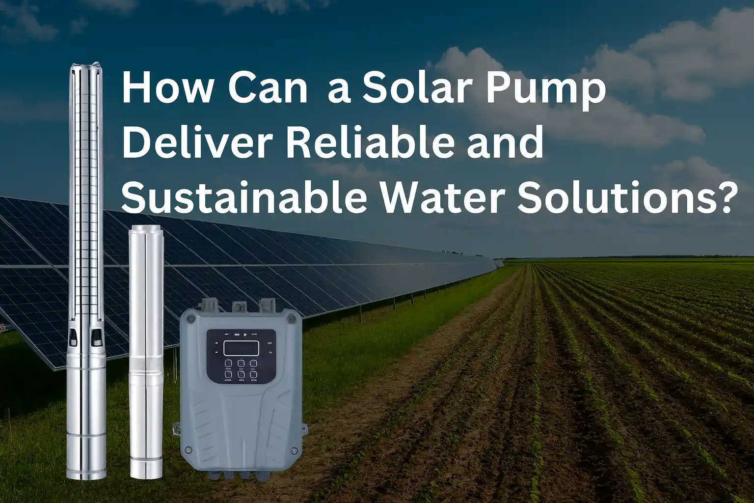 How Can a Solar Pump Deliver Reliable and Sustainable Water Solutions?