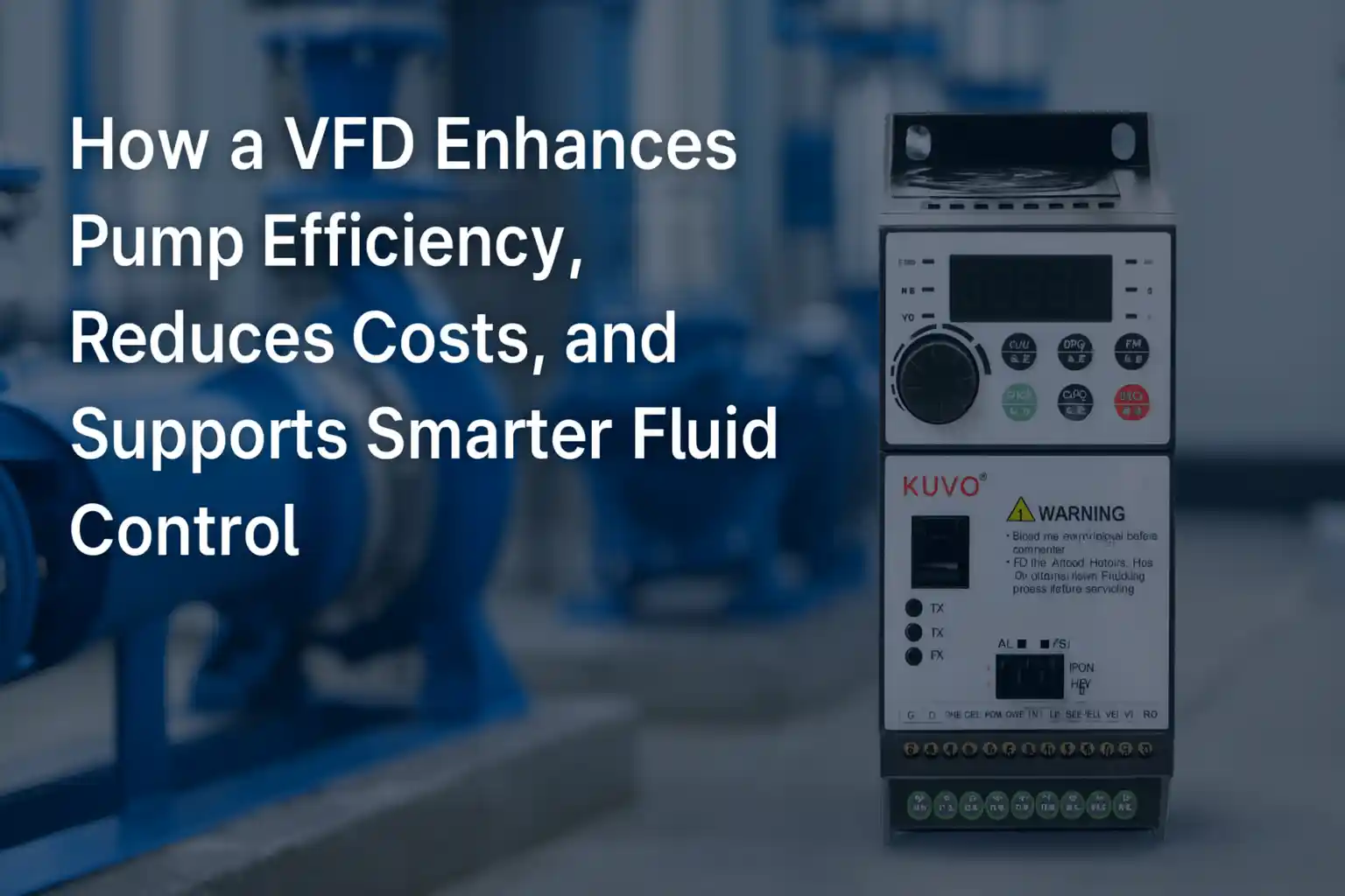 How a VFD Enhances Pump Efficiency, Reduces Costs, and Supports Smarter Fluid Control