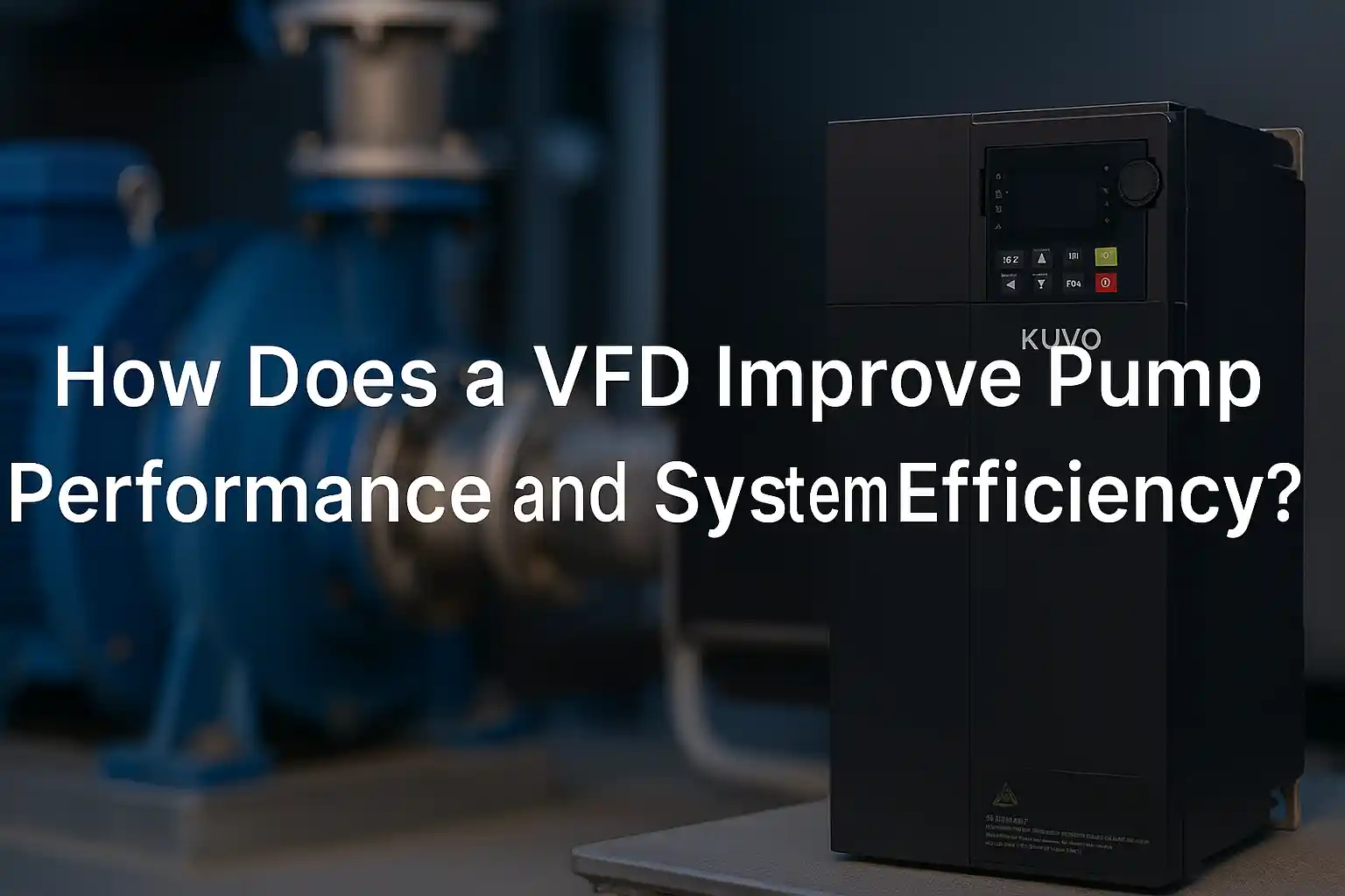How Does a VFD Improve Pump Performance and System Efficiency?