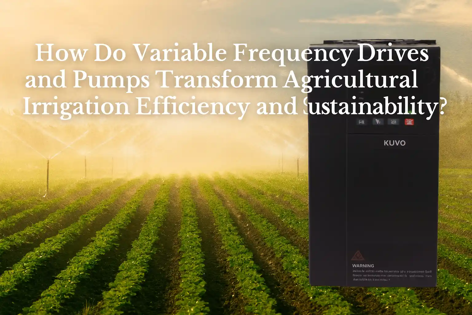 How Do Variable Frequency Drives and Pumps Transform Agricultural Irrigation Efficiency and Sustainability